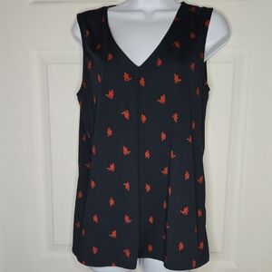 Alfred Sung Navy Top M